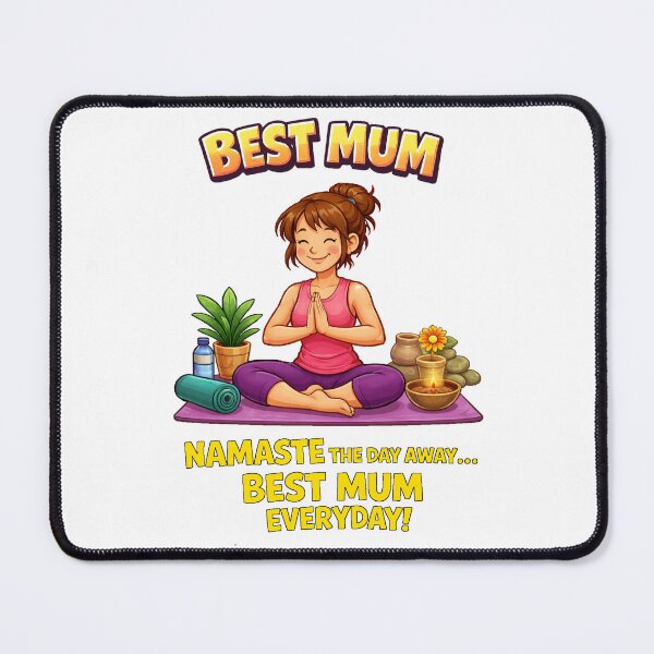Item preview, Mum,Mom,Best Mum Yoga Mediation Namaste designed and sold by JamesDunican.