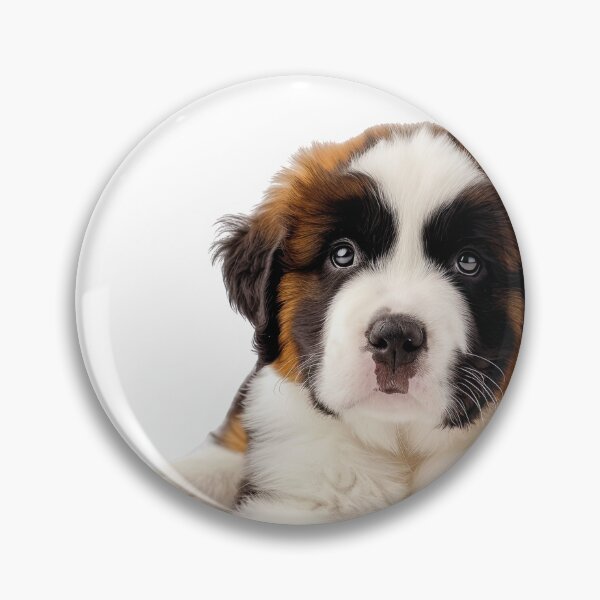 Item preview, Realistic  Saint Bernard Dog Sticker | Gentle Giant Rescue Breed Portrait | Dog Lover Gift designed and sold by TheTodayTribe.