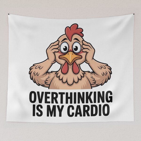 Item preview, Overthinking Is My Cardio designed and sold by 123ks.