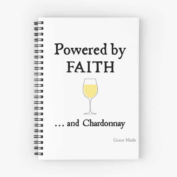 Item preview, Powered by Faith... and Chardonnay designed and sold by GraceMadeArt.