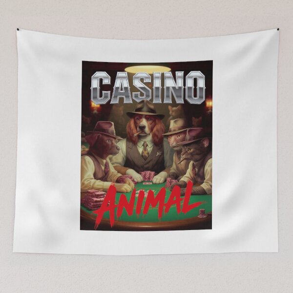 Item preview, The Casino Animal Print designed and sold by Lichentroupe63.