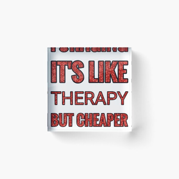 Item preview, Foraging It'S Like Therapy But Cheaper And Better Red Rhinestone designed and sold by TheIconSmith.