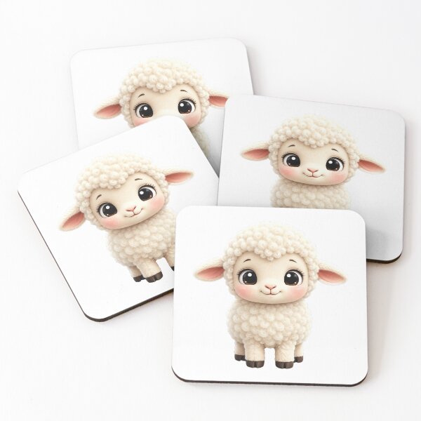 Item preview, Cute Sheep – Kawaii Lamb Cartoon Design designed and sold by Bure-NS.