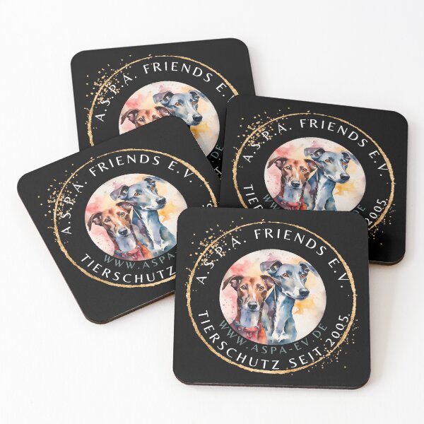 Item preview, A.S.P.A friends e.V. club logo No04 designed and sold by GALOGO – Art for Sighthounds & Animal Welfare.