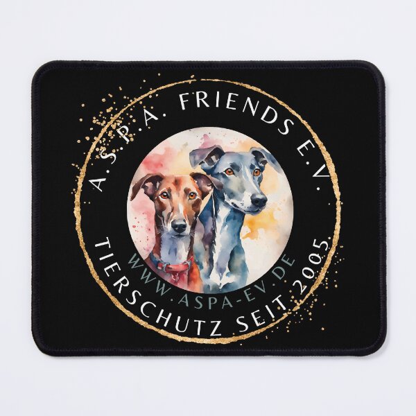 Item preview, A.S.P.A friends e.V. club logo No04 designed and sold by GALOGO – Art for Sighthounds & Animal Welfare.