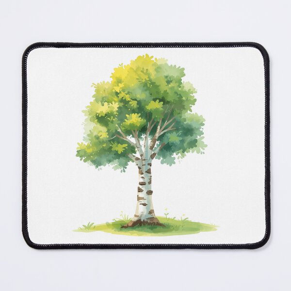 Item preview, Birch tree watercolor designed and sold by uunaa.