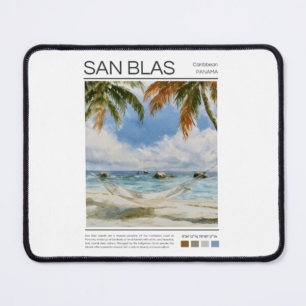 Item preview, San Blas Islands - Panama - Watercolor designed and sold by StudioRedKoala.