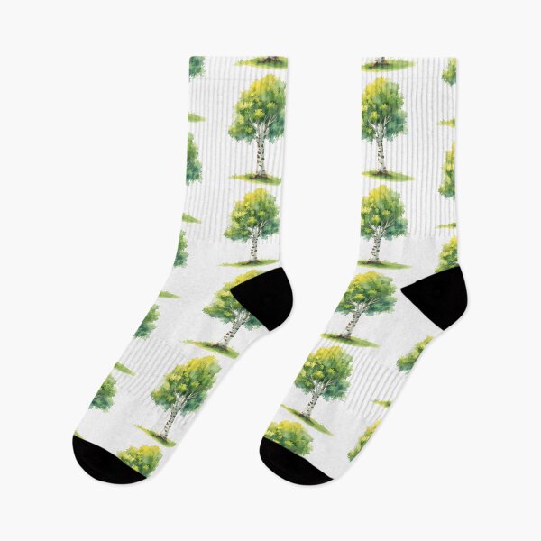 Item preview, Birch tree watercolor designed and sold by uunaa.