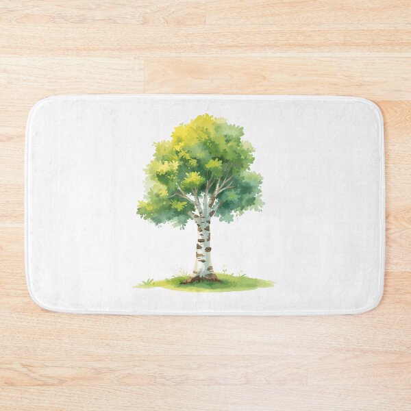 Item preview, Birch tree watercolor designed and sold by uunaa.