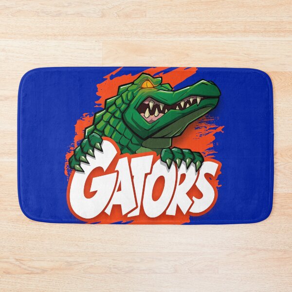 Item preview, Beware of Gators - Fierce Orange and Blue Mascot Illustration designed and sold by Canache.