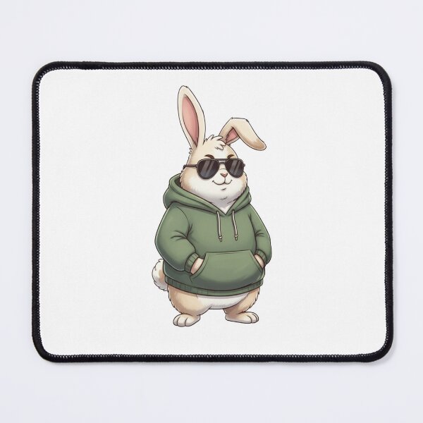 Item preview, Funny Rabbit Meme Humor Collection - Cool Bunny With Sunglasses Funny Rabbit Meme Art designed and sold by MiraLumeStudio.
