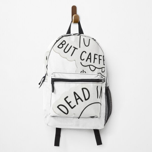 Item preview, Dead Inside But Caffeinated Funny Ghost Coffee Lover Sticker designed and sold by JeevanStickers.