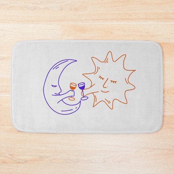 Item preview, Outline Sun and Moon Celebrating! designed and sold by katdraws415.