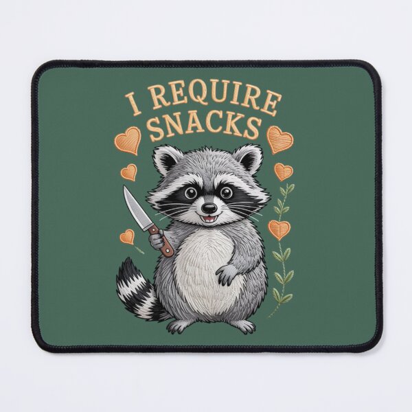 Item preview, Raccoon - I require snacks designed and sold by 123ks.