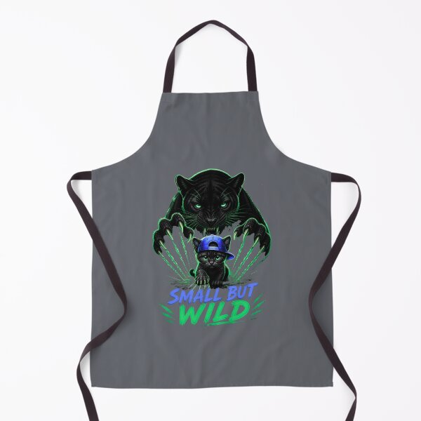 Item preview, Small But Wild – Cute Kitten and Panther Graphic Shirt designed and sold by Aimetoi.