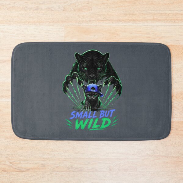 Item preview, Small But Wild – Cute Kitten and Panther Graphic Shirt designed and sold by Aimetoi.