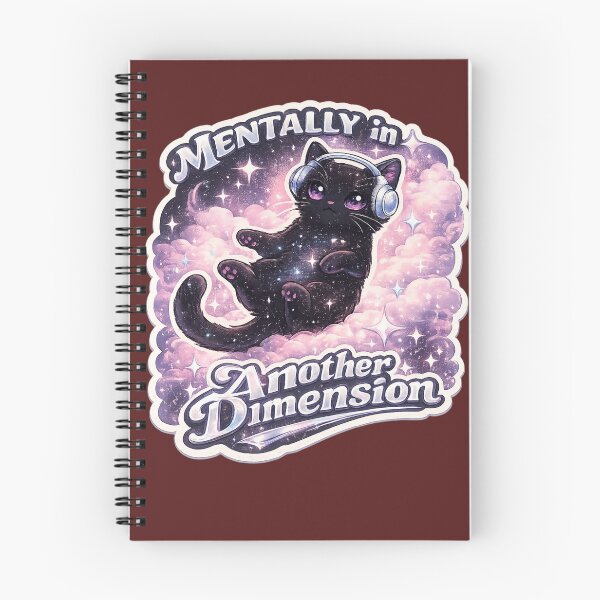 Item preview, Mentally in Another Dimension Cosmic Cat Sticker designed and sold by irfanshikh.