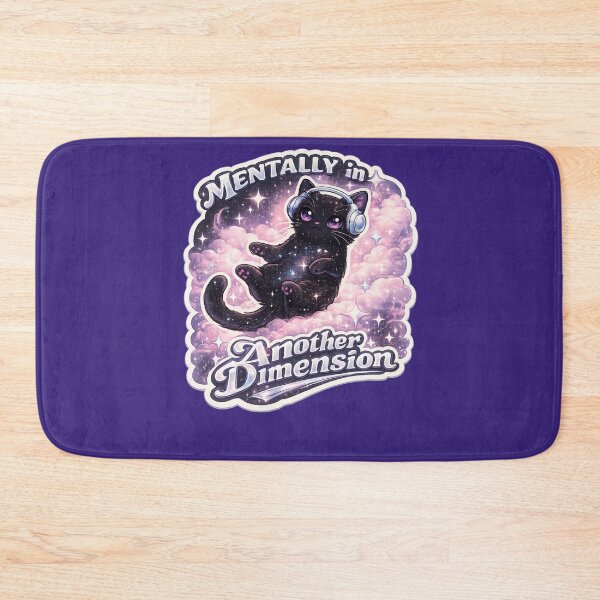Item preview, Mentally in Another Dimension Cosmic Cat Sticker designed and sold by irfanshikh.