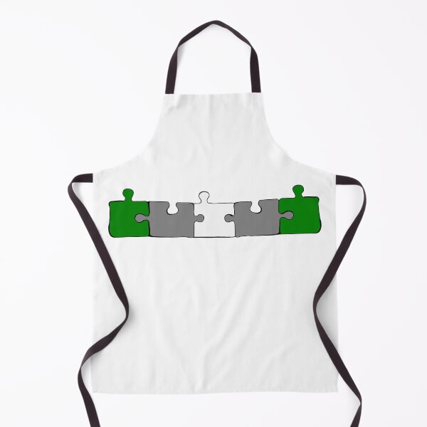 Item preview, Greyromantic Puzzle Pieces Pride Flag designed and sold by HarveyHandcraftsandDesigns.