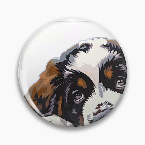 Item preview, Realistic  Saint Bernard Dog Sticker | Gentle Giant Rescue Breed Portrait | Dog Lover Gift 003 designed and sold by TheTodayTribe.