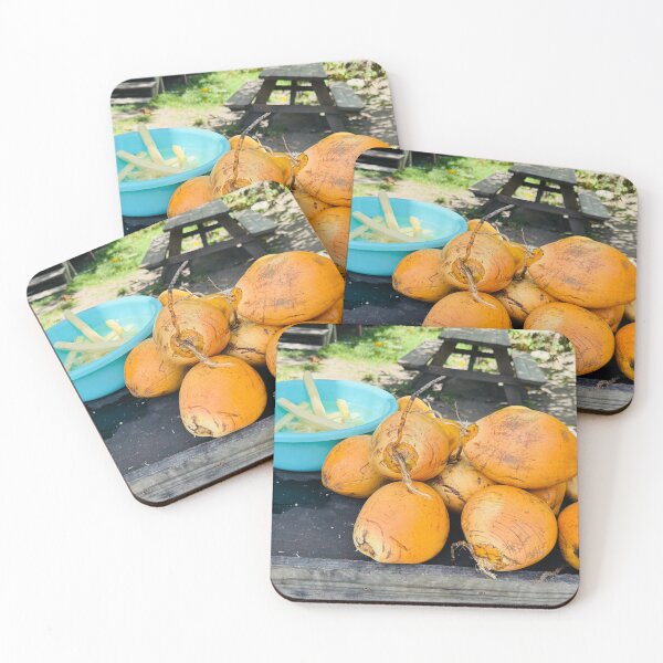Item preview, Tropical Orange Coconuts - St. Kitts Island Market designed and sold by Cruisebysunny.