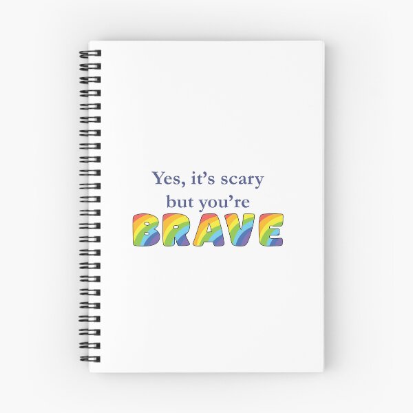 Item preview, Yes, it's scary but you're BRAVE designed and sold by Zanoodle.