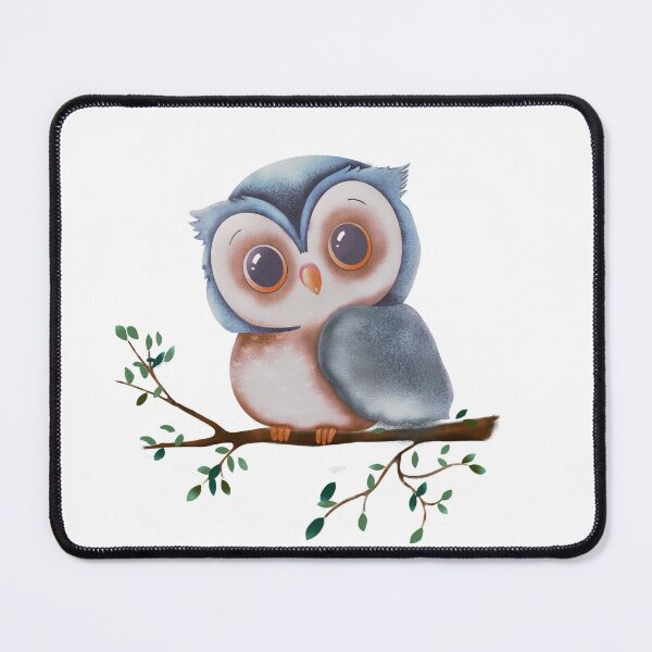 Item preview, Cute owl on a branch designed and sold by pilar-tebar.design.
