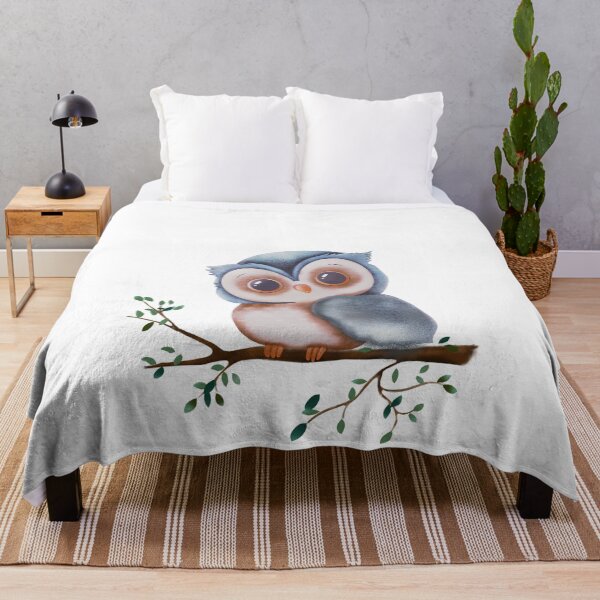 Item preview, Cute owl on a branch designed and sold by pilar-tebar.design.