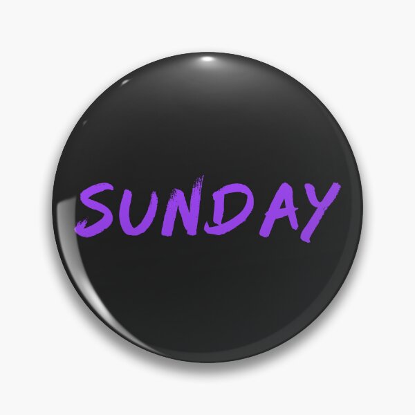 Item preview, Lettering Design Sunday in Purple designed and sold by Noydee Red Salavan.