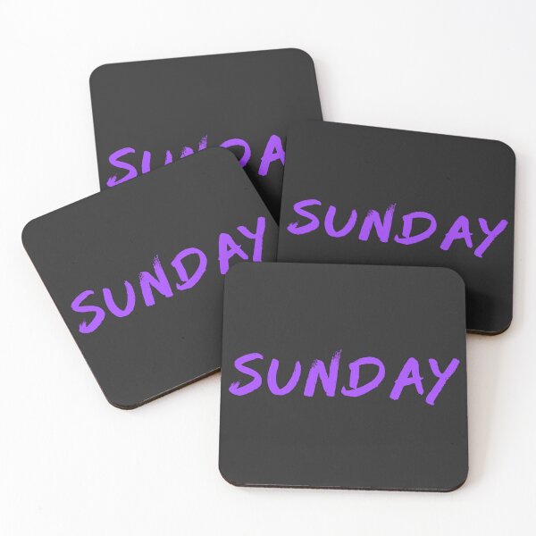 Item preview, Lettering Design Sunday in Purple designed and sold by Noydee Red Salavan.