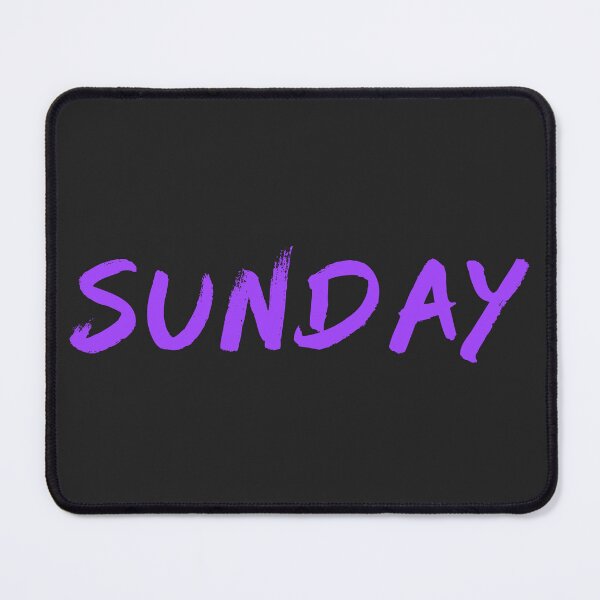 Item preview, Lettering Design Sunday in Purple designed and sold by Noydee Red Salavan.