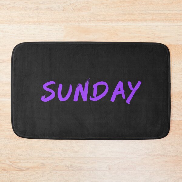 Item preview, Lettering Design Sunday in Purple designed and sold by Noydee Red Salavan.