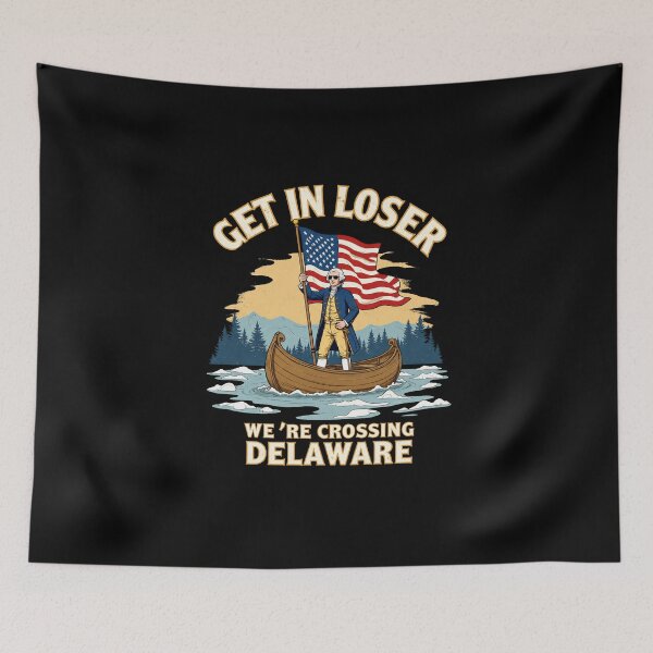 Item preview, Sube, perdedor, estamos cruzando el Delaware. designed and sold by LunaMagicStudio.