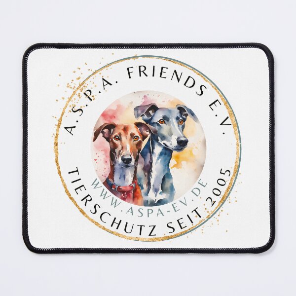 Item preview, Official club logo of A.S.P.A friends e.V. designed and sold by GALOGO – Art for Sighthounds & Animal Welfare.