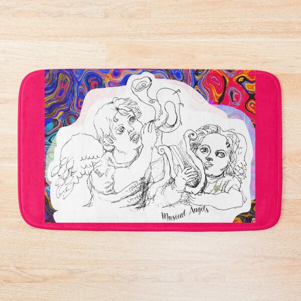 Item preview, Musical Angels (Original Ink Drawing by ACCI) designed and sold by VanyssaGraphics.
