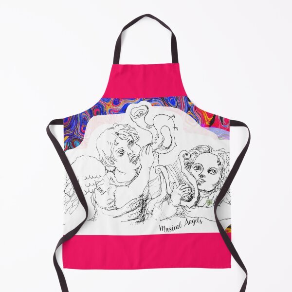 Item preview, Musical Angels (Original Ink Drawing by ACCI) designed and sold by VanyssaGraphics.