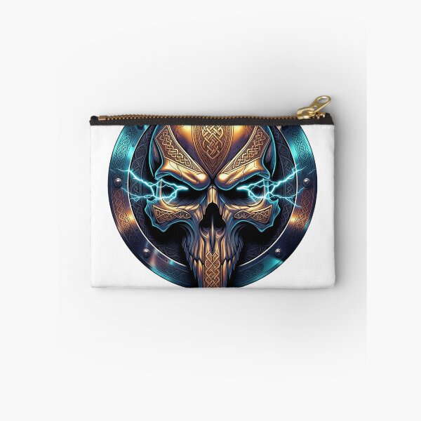 Item preview, Viking Skull Gold Shield designed and sold by Bluesax.