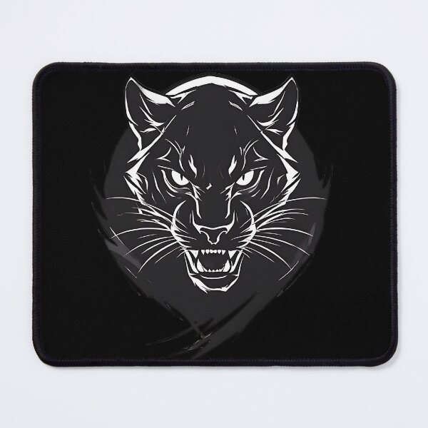 Item preview, Aggressive Black Panther Head Vector Streetwear designed and sold by UrbanPrts.