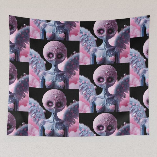 Item preview, Cosmic Heart Angel – Pastel Goth Alien designed and sold by LujziWorld.