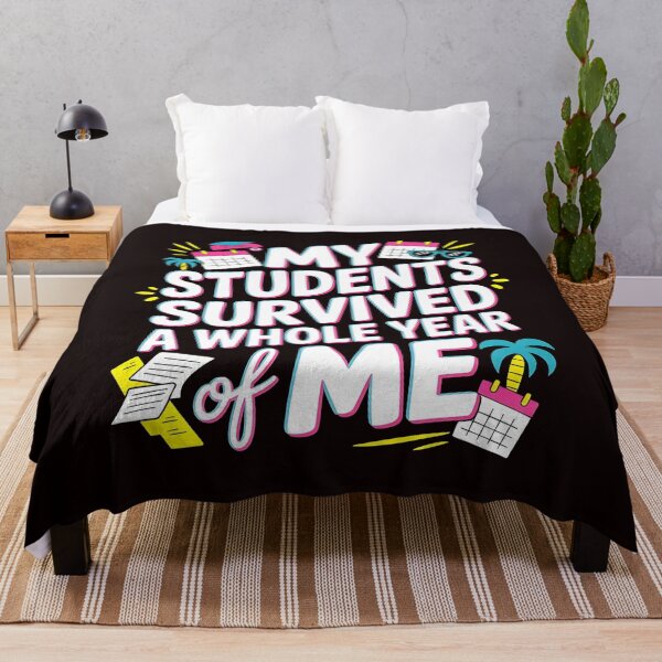 Item preview, My Students Survived A Whole Year of Me – Summer Vacation Teacher Humor designed and sold by Redgiant87x.