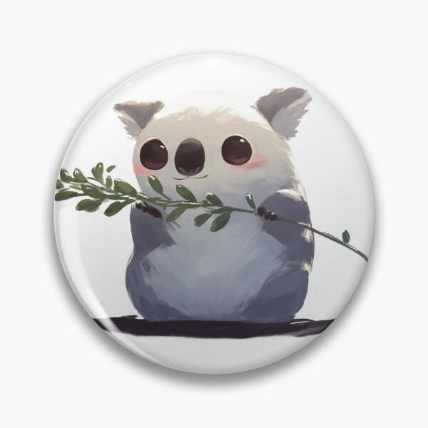 Item preview, cute koala with branch designed and sold by Ute Rüger.