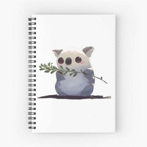 Item preview, cute koala with branch designed and sold by Ute Rüger.