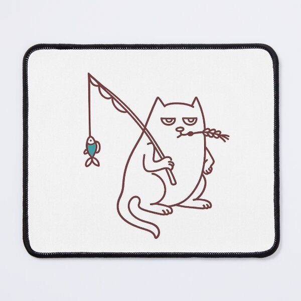 Artikelvorschau, Katze mit Angel entworfen und verkauft von PeterPunkt.
