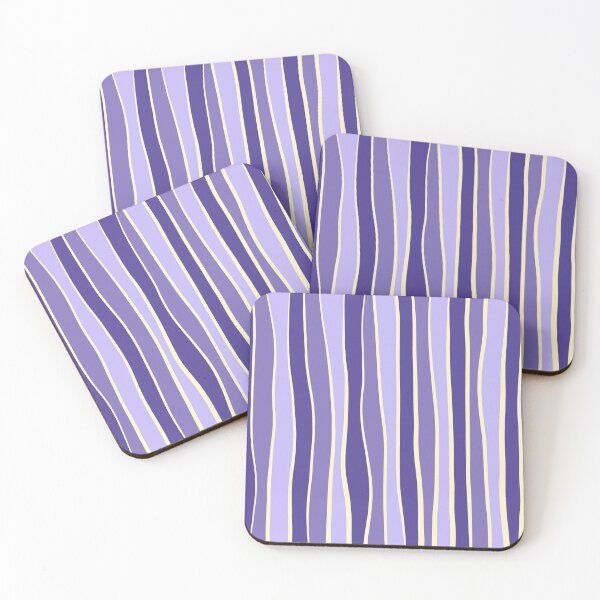 Item preview, Imperfect stripe - Purple  designed and sold by Pattern Pie.