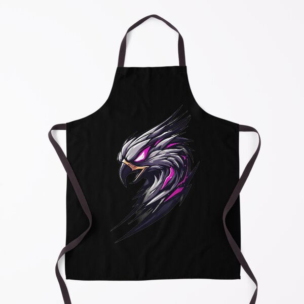 Item preview, Fierce Dark Eagle Head Neon Pink Glowing Eye designed and sold by UrbanPrts.