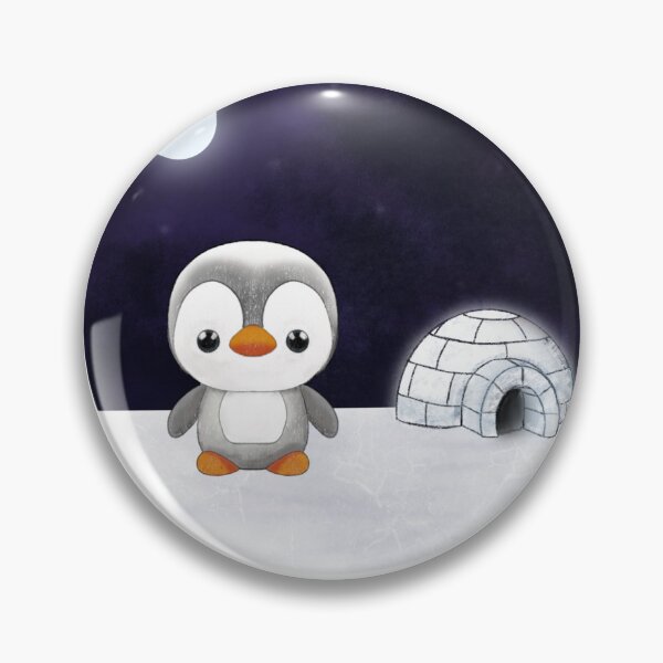 Item preview, Cute penguin in its igloo designed and sold by pilar-tebar.design.
