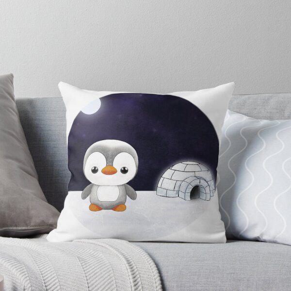 Item preview, Cute penguin in its igloo designed and sold by pilar-tebar.design.