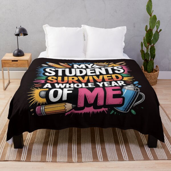 Item preview, My Students Survived A Whole Year of Me – Cute Teacher Humor Summer Vacation designed and sold by Redgiant87x.