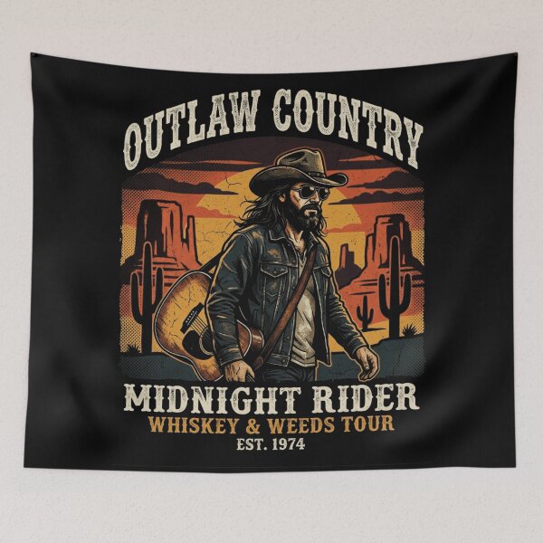 Item preview, Vintage David Allan Coe Outlaw Country Western Graphic Tee. designed and sold by Anime-Clothes1.