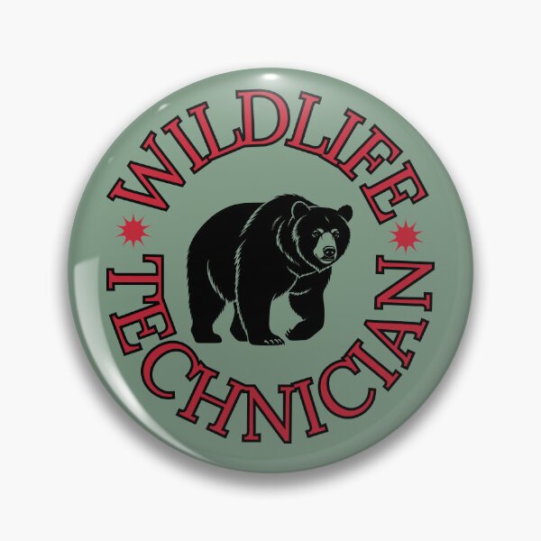 Item preview,  Wildlife Technician Bear Circular Red Text logo designed and sold by Shel13X.